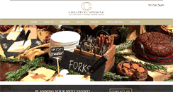 Desktop Screenshot of creativecateringga.com